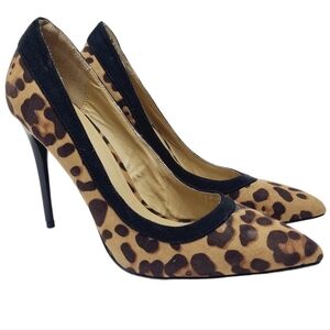 Asos | Women's Fauz Leather Animal Print 4.5" Heels (Size 8)